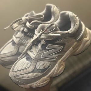 New Balance Light Gray Athletic Shoes